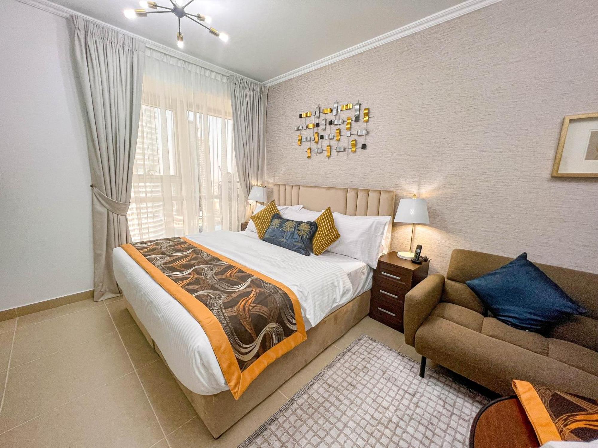 Cosmos Living Modern Studio Near Dubai Marina Экстерьер фото